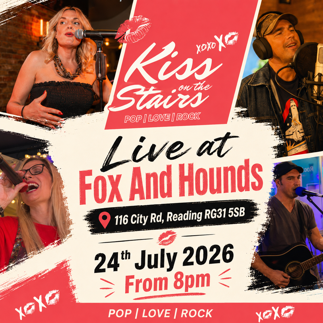 *LIVE MUSIC* Kiss on the Stairs